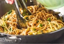 Recipe for street-style chowmein